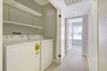 Washer/dryer included*